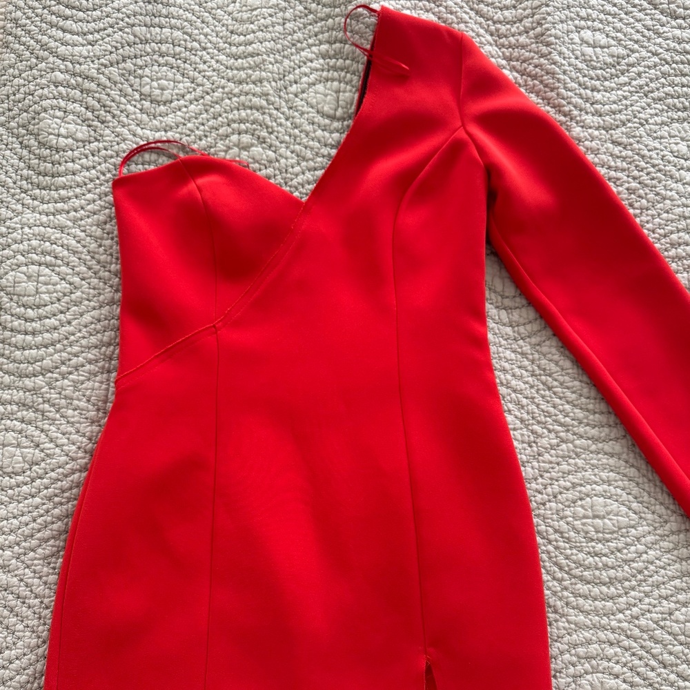 Topshop orange dress